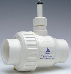 Zane solar flow check valve