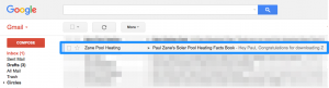 Zane Confirmation Email
